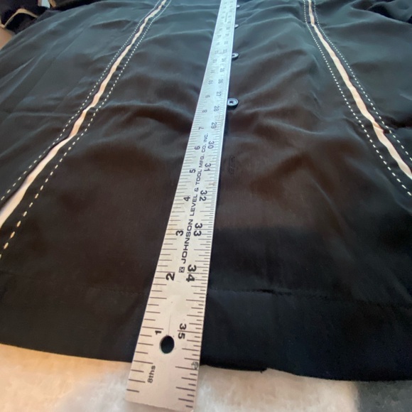 Cubavera Men’s Short Sleeve Button Down Shirt Black Stripe 2XLT Big & Tall NWT - Picture 8 of 14